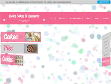 Tablet Screenshot of dulce-desserts.com